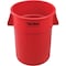 Global Industrial 55 Gallon Garbage Can, Red 240464RD - alternate 1